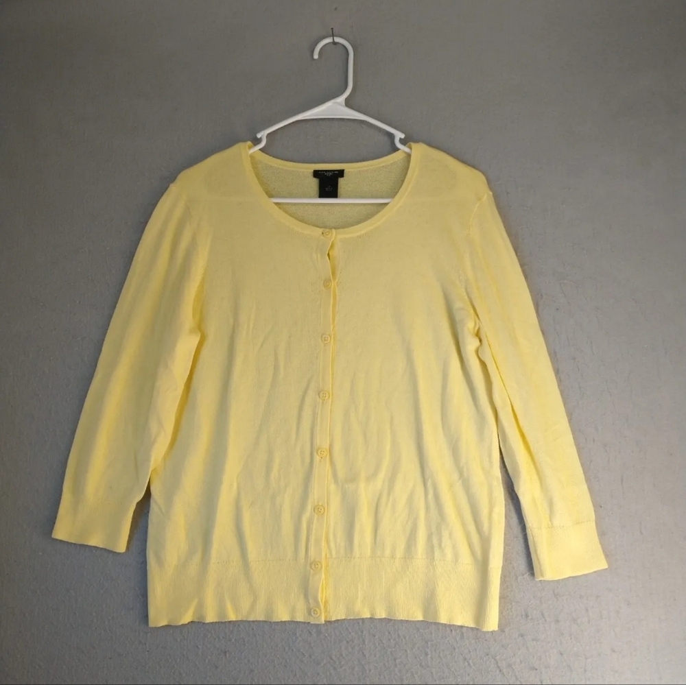 Ann Taylor 3/4 Sleeve Cardigan Sweater - Large Petite